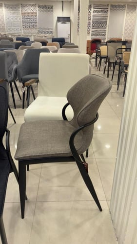 طقم 2 كراسي قماش عدة ألوان