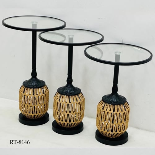 طقم طاولات خدمه مدرج عدة الوان