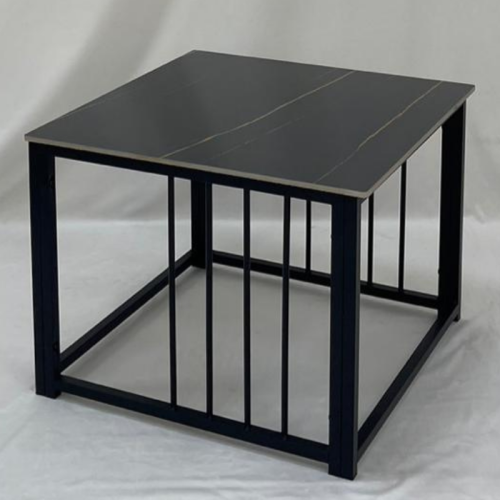 طاولة خدمة بورسلان 60 سم لون اسود