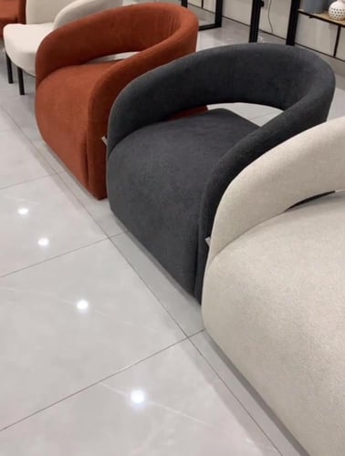 كرسي قماش مودرن عدة ألوان