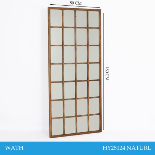 مرايا مودرن مقاس 180سم لون بيج