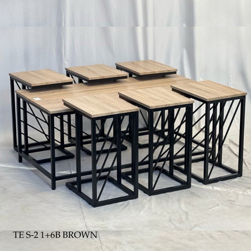 طقم طاولات خدمة عدة الوان