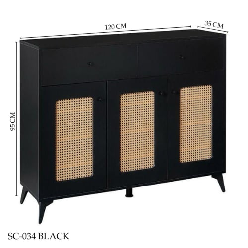 دولاب اسود عدة مقاسات