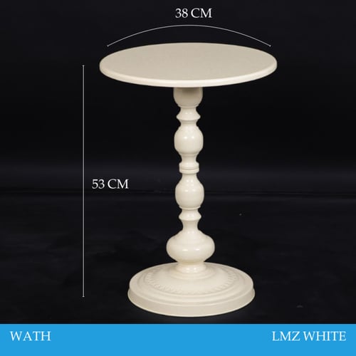 طاولة جانبية لون أبيض