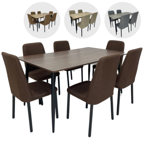 طقم طاولات طعام 6و4 كراسي عدة الوان