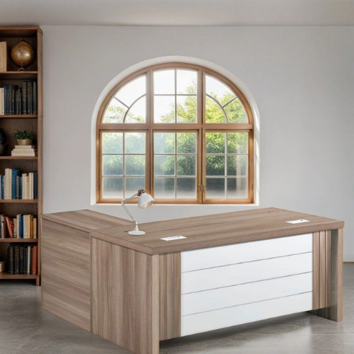 طقم مكتب مع سكرتاريه عدة مقاسات