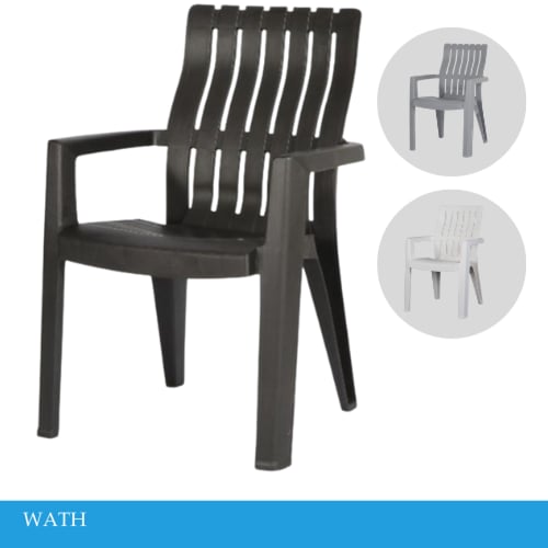 طقم 4كراسي فايبر عدة الوان