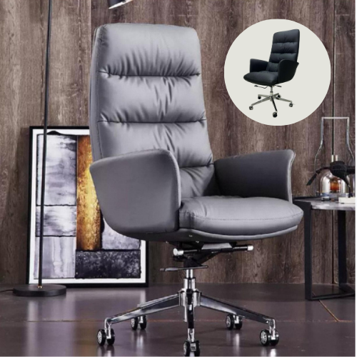 كرسي مكتب جلد فخم عدة الوان