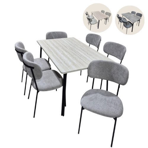 طقم طاولة طعام 4و6 عدة الوان