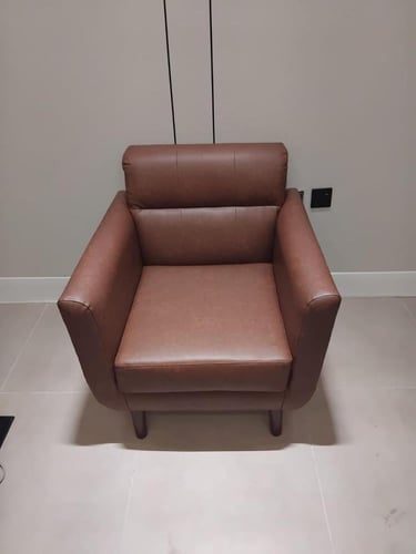 كنب مكتبي جلد فخم عدة مقاسات