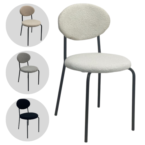 طقم 4 كراسي بوكليه عدة الوان