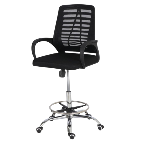 كرسي كاونتر اسود