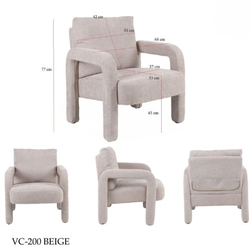 كرسي مفرد فاخر بتصميم مميز وعصري