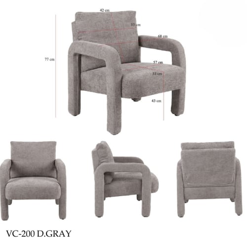 كرسي مفرد فاخر بتصميم مميز وعصري