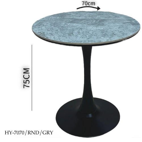 طاوله بورسلان 70 سم عدة الوان