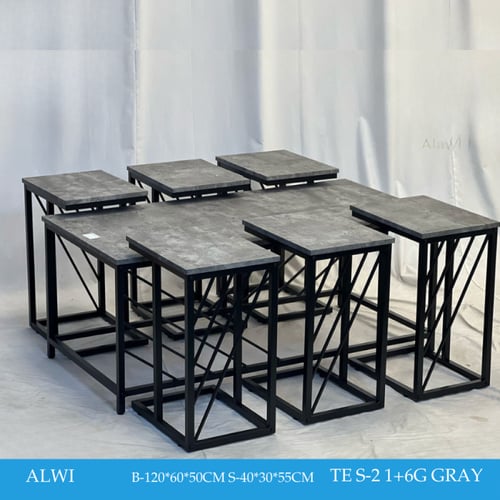 طقم طاولات خدمة عدة الوان