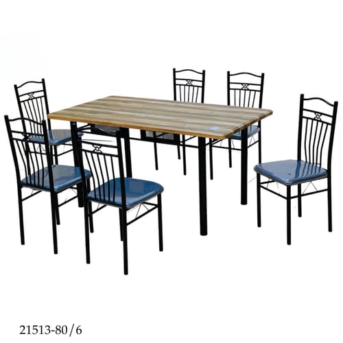 طقم طاولة و6 كراسي عدة ألوان