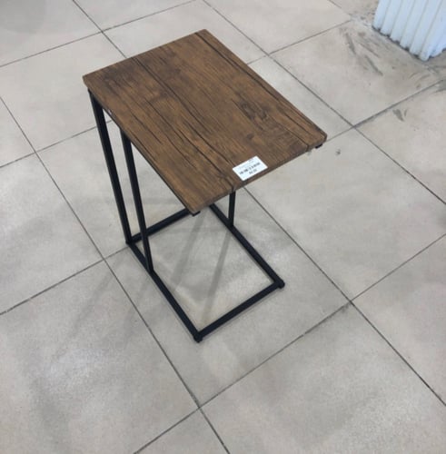 طقم 4 طاولات لون أسود وبني