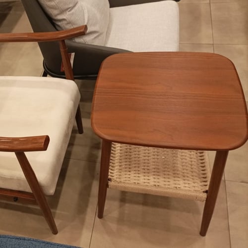 طاولة قهوة مقاس 45 سم لون كوفي