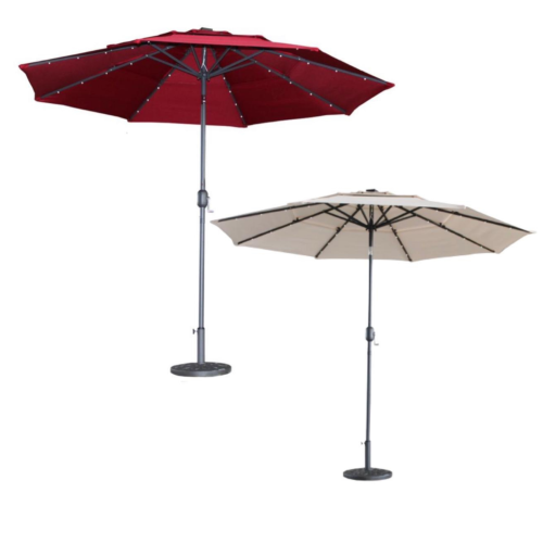 مظلة مع اضاءة 3 متر عدة ألوان