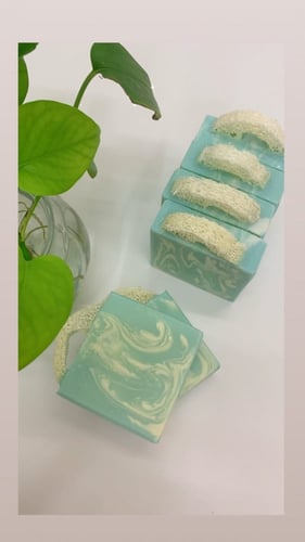 صابون الطين الأخضر و النعناع