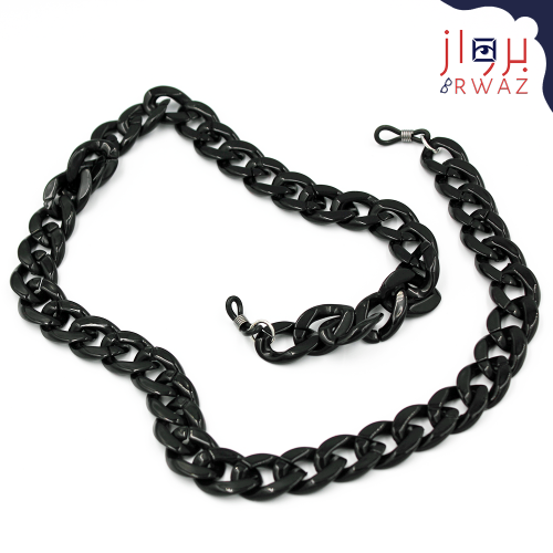 سلسلة بلاسيتك أسود