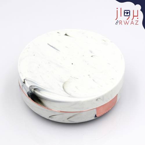 حافظة عدسات دائرية رخامية