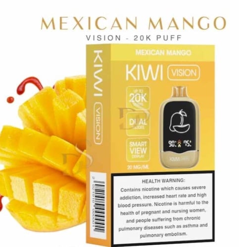 سحبة كيوي 20000 شفطة 20 نيكوتين KIWI VISION