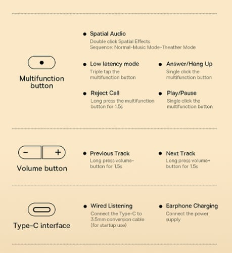 سماعة بيسوس Bowie D05 الاسلكية لون اسود