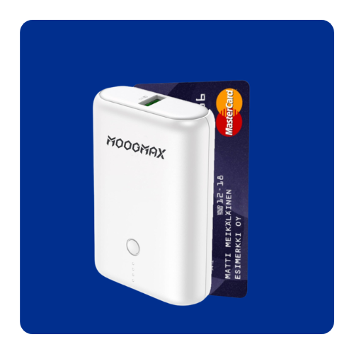 Moj Max Power Bank very small size pocket size 10000 mAh