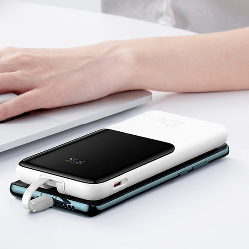 بيسوس شاحن متنقل 10000 مللي امبير مع شاشة عرض رقمي...