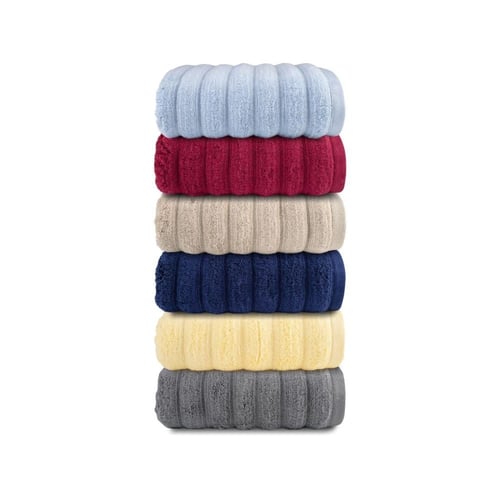 منشفة مموجة من منصورة قطن 100%