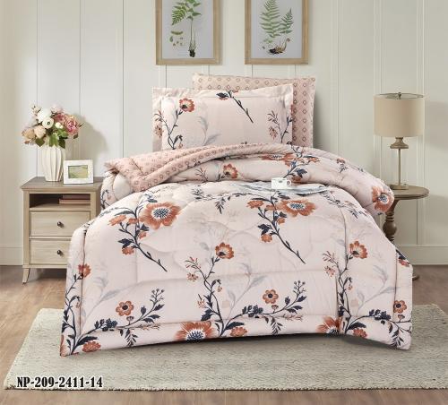 طقم مفرش مفرد ونصف 4 قطع