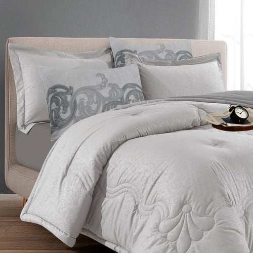 طقم مفرش صيفي مزدوج 6 قطع