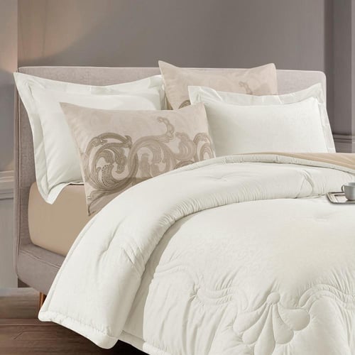 طقم مفرش صيفي مزدوج 6 قطع