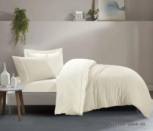 طقم مفرش فندقي مفرد 5 قطع
