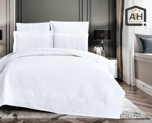 طقم مفرش مضغوط مفرد ونصف 4 قطع