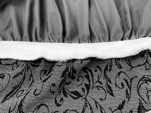 تلبيسة كنب ثلاثي لـ 3 اشخاص رمادي غامق جاكار