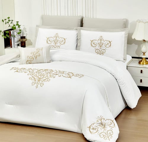 طقم مفرش عرايسي مزدوج 7 قطع