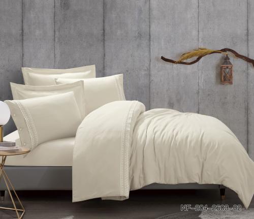 طقم مفرش فندقي مزدوج 7 قطع