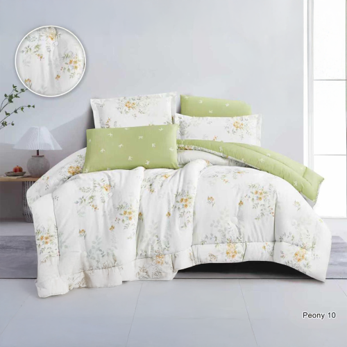 طقم مفرش صيفي مفرد ونصف 4 قطع