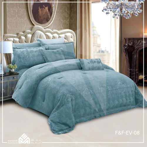 طقم مفرش ايفانا دانتيل (اوتليت)