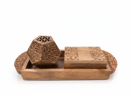 طقم مبخر خشب