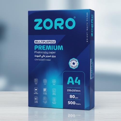 ورق طباعة زورو ( الثوب 500 ورقة ) A4