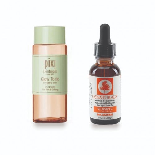 بوكس فيتامين سي وبيكسي جلو تونيك100 مل