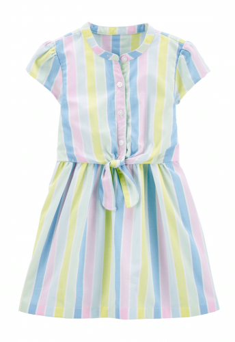 فستان بخطوط طولية Carter's