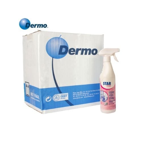 كرتون سائل وردي منظف ملمع متعدد الاستخدامات 500مل