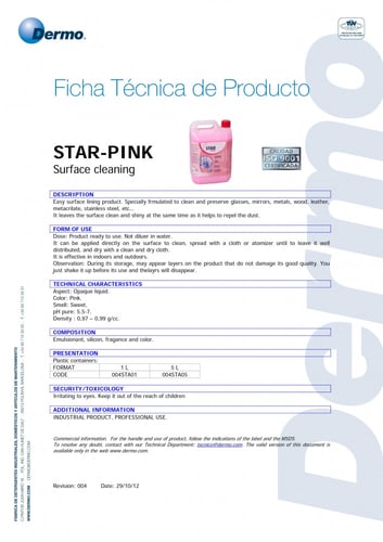 كرتون ستار بينك (Star Pink) منظف ملمع متعدد الاستخ...
