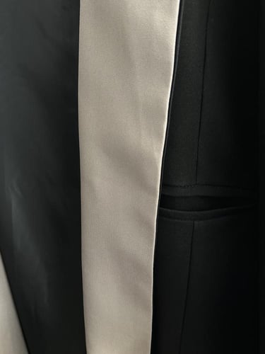 بليزر كتان مبطن