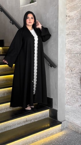 دبل كلوش مفتوحة كتان خفيف